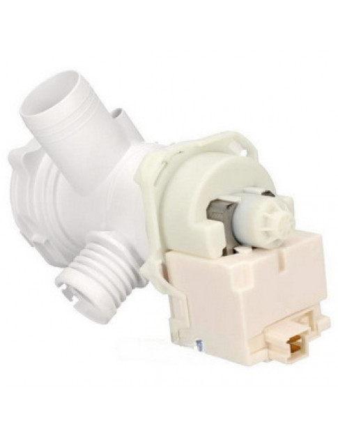 Помпа (насос) для пральної машини Ariston C00309709 (в зборі) 30 Вт (контакти спарені ззаду, на 4 засувки)