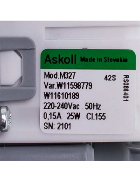 Помпа Askoll 25W M327 0.15A для пральної машини Ariston C00507308 Помпа Askoll 25W M327 0.15A для пральної машини Ariston C00507308