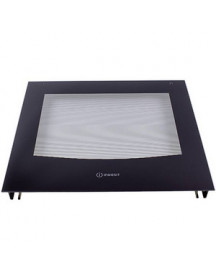 Скло дверей зовнішнє (з кріпленням) для духовки Indesit C00536933 492x450mm Скло дверей зовнішнє (з кріпленням) для духовки Indesit C00536933 492x450mm