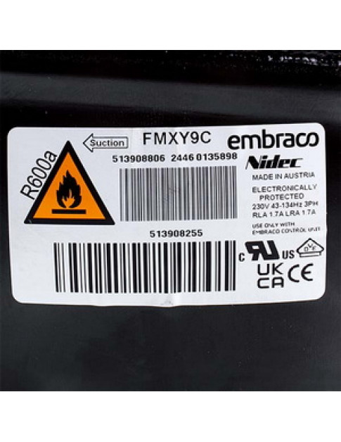 Компресор для холодильника Whirlpool C00629971 EMBRACO FMXY9C R600a (з пусковим реле)