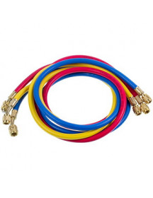 Набір заправних шлангів C360 (3 шт.x1500mm 1/4&apos&apos-5/16&apos&apos SAE) для фреону R-410a