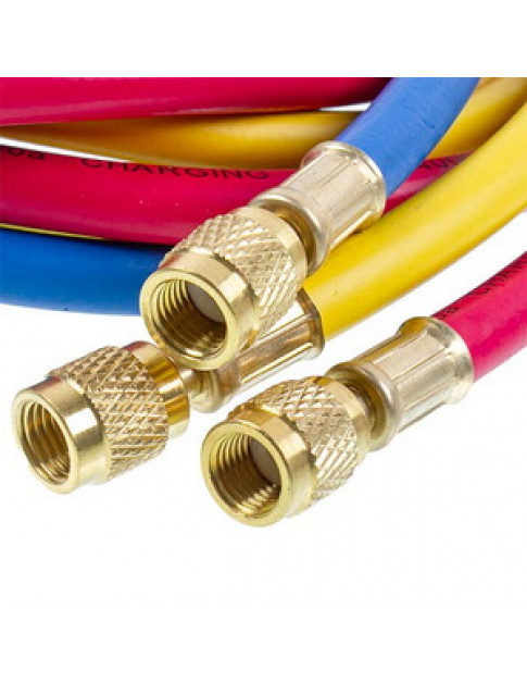 Набір заправних шлангів C360 (3 шт.x1500mm 1/4&apos&apos-5/16&apos&apos SAE) для фреону R-410a