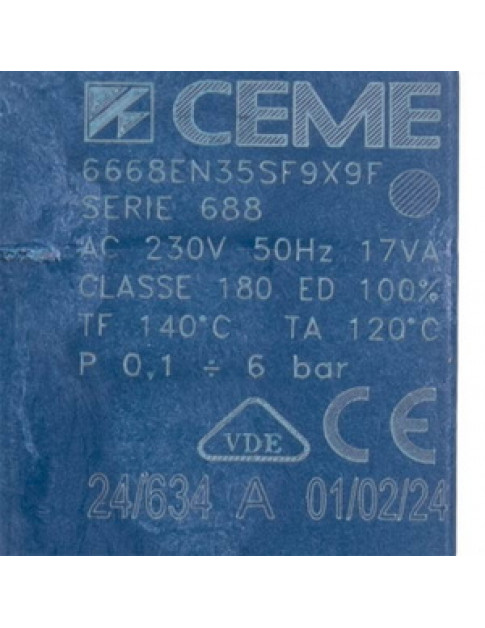 Клапан електромагнітний для парогенератора Tefal CEME 6668EN3.5SF3X9F CS-0012946 Клапан електромагнітний для парогенератора Tefal CEME 6668EN3.5SF3X9F CS-0012946