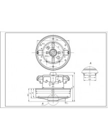 Двигун для пилососа Samsung DJ31-00005H VCM-K40HU (з виступом) Д=135/84 мм В=35/102 мм 1560 Вт