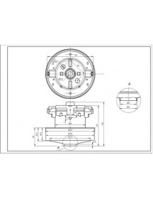 Двигун для пилососа Samsung DJ31-00097B VCM-K90GUAA (з виступом) Д=135/84 мм В=34/110 мм 1900 Вт