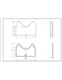 Фільтр поролоновий під колбу для пилососа Samsung SC6500 DJ97-01159A