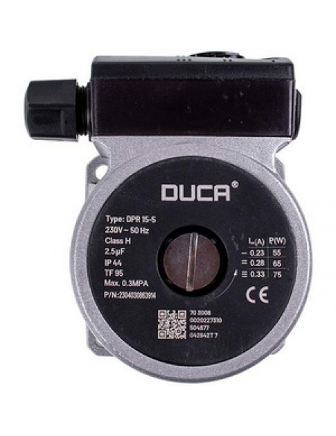 Насос циркуляційний Duca DPR 15-5 75 Вт для газового котла Protherm Рись, Ягуар, Demrad, ECA
