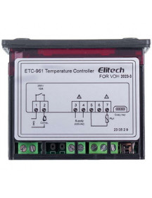 Контролер Elitech ETC-961 (мікропроцесор 1 датчик) 220V 8A 