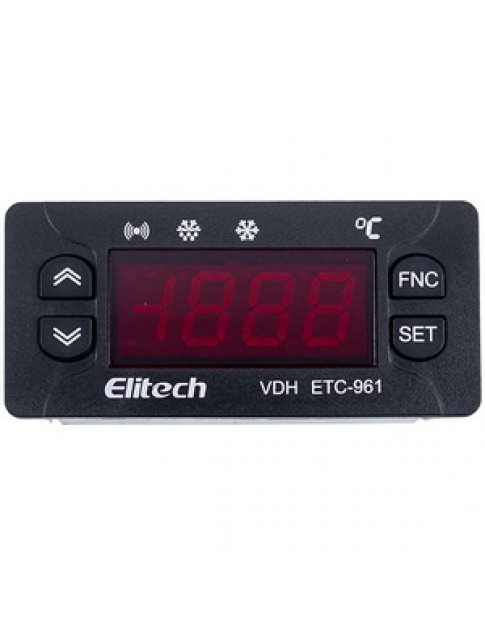 Контролер Elitech ETC-961 (мікропроцесор 1 датчик) 220V 8A 