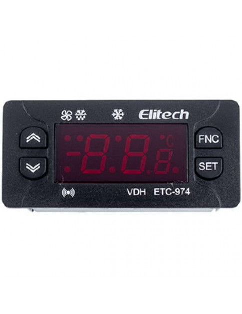 Контролер Elitech ETС-974 (мікропроцесор 2 датчика) 220V 8A 