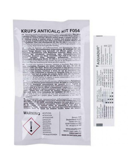 Засіб для видалення накипу F054 для кавоварок Krups F054001B 2уп.x40g