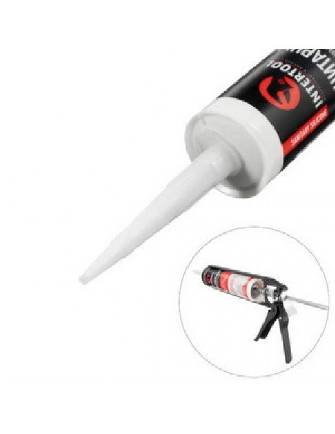 INTERTOOL FS-3031 Герметик силіконовий санітарний 300ml