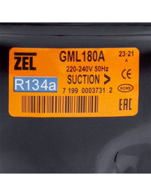 Компресор для холодильника Zanussi ZEL GML180A R134a 178W (з пусковим реле ZHB68-120P15C)