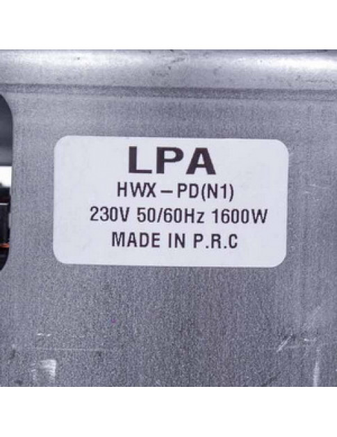 Двигун для пилососа HWX-PD(N1) LPA D=130/84 mm H=37/105 mm 1600 W