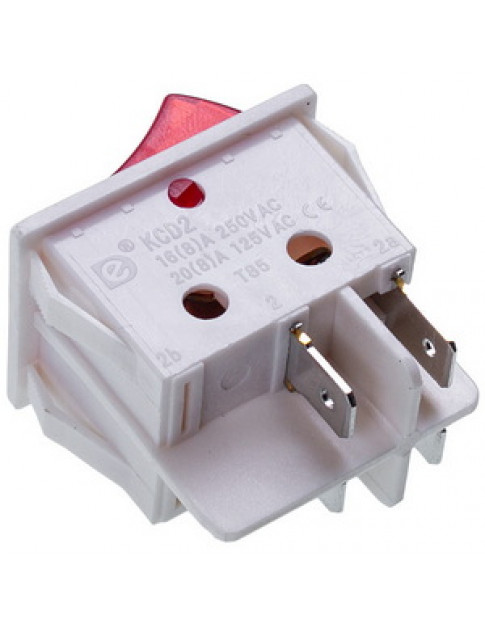 Вимикач KCD2-201N (4C) 16A 250V для масляного обігрівача Вимикач KCD2-201N (4C) 16A 250V для масляного обігрівача