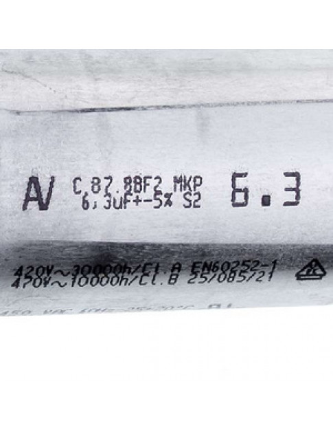 Конденсатор пусковий 6.3μF DUCATI UNOX KCN1003A 400V Конденсатор пусковий 6.3μF DUCATI UNOX KCN1003A 400V