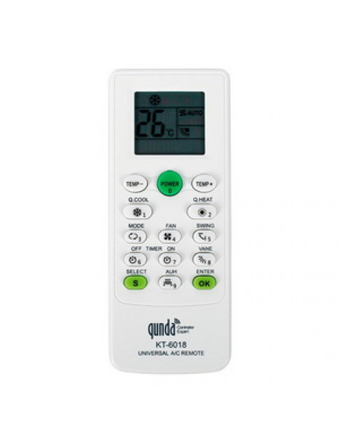 Пульт універсальний для кондиціонерів Qunda KT-6018 (6000 кодов)