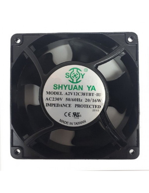 Вентилятор A2V12C38TBT-IU SHYUAN UNOX KVN1175A 230V 20W 120x120x32mm