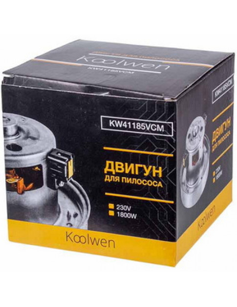 Двигун для пилососа KW41185VCM (з виступом) Koolwen D=134/84 mm H=35/108 mm 1800 W Двигун для пилососа KW41185VCM (з виступом) Koolwen D=134/84 mm H=35/108 mm 1800 W