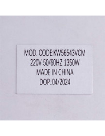 Двигун для мийного пилососа Koolwen KW56543VCM D=132/88mm H=130/45mm 1350W