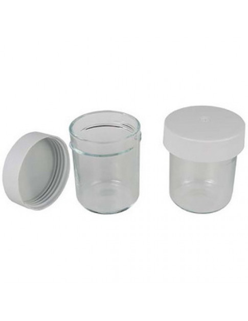 Скляна колба мільнички (2 шт) з кришкою для кухонного комбайна Kenwood KW697736