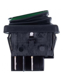 Вимикач LF3319447 16A-250V/20A-125V 4 контакта (універсальний) зелений