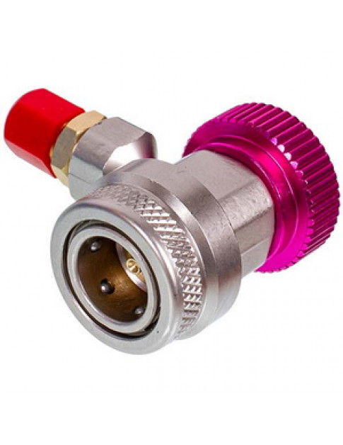 Манометричний колектор 2-вентильний LMG-2-R134a LEETO + шланги 3шт.x1200mm + автомуфти (R134a)