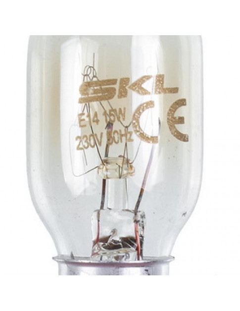 SKL LMP201UN Лампа внутрішнього освітлення 15W 230V E14 для холодильника SKL LMP201UN Лампа внутрішнього освітлення 15W 230V E14 для холодильника