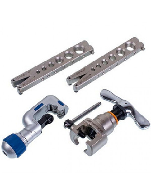 Набір вальцювальний LEETO LTT-808-MIS (дюймово-метричний) D труби = 1/4” – 3/4” (6-19mm) + труборіз