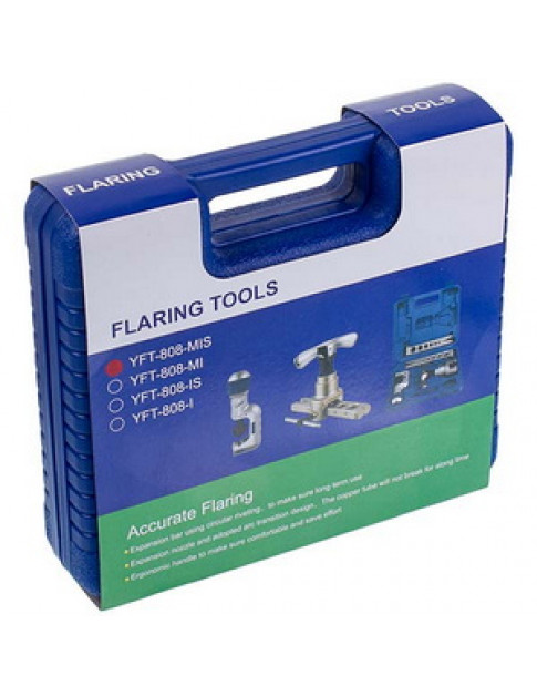 Набір вальцювальний LEETO LTT-808-MIS (дюймово-метричний) D труби = 1/4” – 3/4” (6-19mm) + труборіз