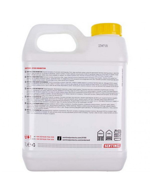 Рідина Sentinel X100 Inhibitor, 1 л для захисту систем опалення від корозії та накипу M202100023
