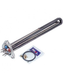 Тен для посудомийної машини Apach MH101435 7600W 400V L=330mm фланець D монтаж=47,5mm