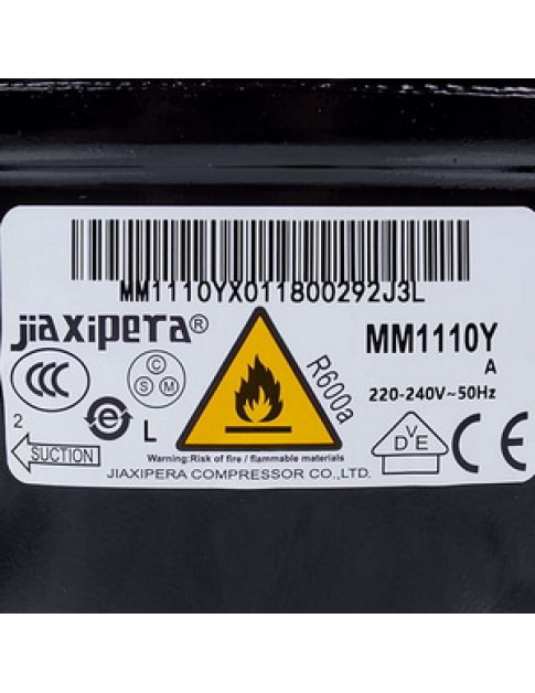 Компресор для холодильника JIAXIPERA MM1110Y R600a 115W (з пусковим реле)