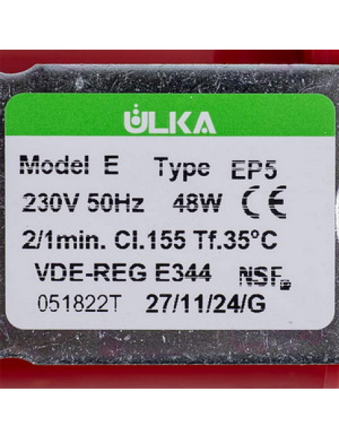 Помпа (насос) для кавоварки Krups MS-0A01983 ULKA 48W Type EP5 230V Помпа (насос) для кавоварки Krups MS-0A01983 ULKA 48W Type EP5 230V