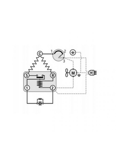 Компресор для холодильника EMBRACO ASPERA NEK6144GK R404a 444W (з пусковим реле CSIR)