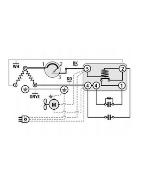 Компресор для холодильника EMBRACO ASPERA NEK6217GK R404a 1274W (з пусковим реле CSR)