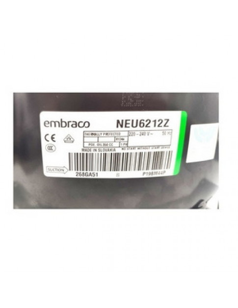 Компресор для холодильника EMBRACO ASPERA NEU6212Z R134a 1450W (з пусковим реле CSIR)