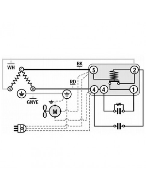 Компресор для холодильника EMBRACO ASPERA NJ2192GK R404a 1126W (з пусковим реле CSR)