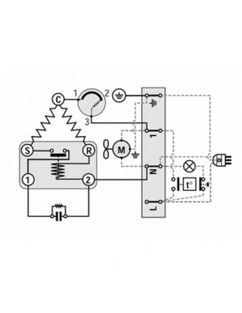 Компресор для холодильника EMBRACO ASPERA NT2192GK R404a 1053W (з пусковим реле CSIR)