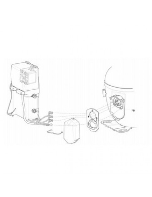 Компресор для холодильника EMBRACO NT2212GK R404a 1372W (з пусковим реле CSCR)