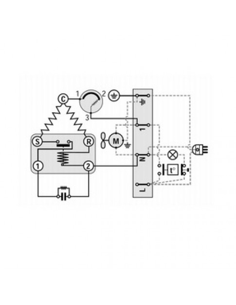 Компресор для холодильника EMBRACO ASPERA NT6220GK R404a 1215W (з пусковим реле CSIR)