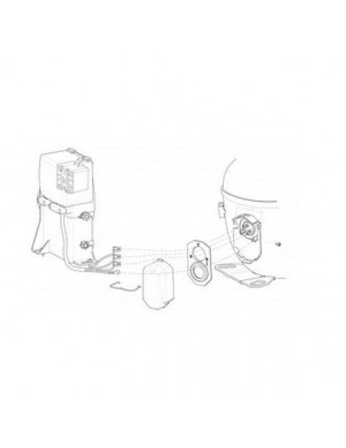 Компресор для холодильника EMBRACO ASPERA NTU6238GKV R404a 3024W (з пусковим реле CSCR)