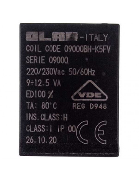 Катушка електромагнітного клапана кавоварки OLAB 6000BH/K5FI Q007 Катушка електромагнітного клапана кавоварки OLAB 6000BH/K5FI Q007