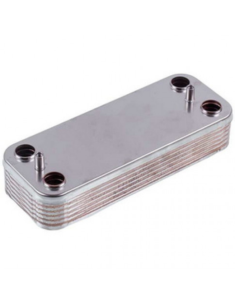 Теплообмінник пластинчастий ГВП (12 пластин) для газового котла Beretta R8036