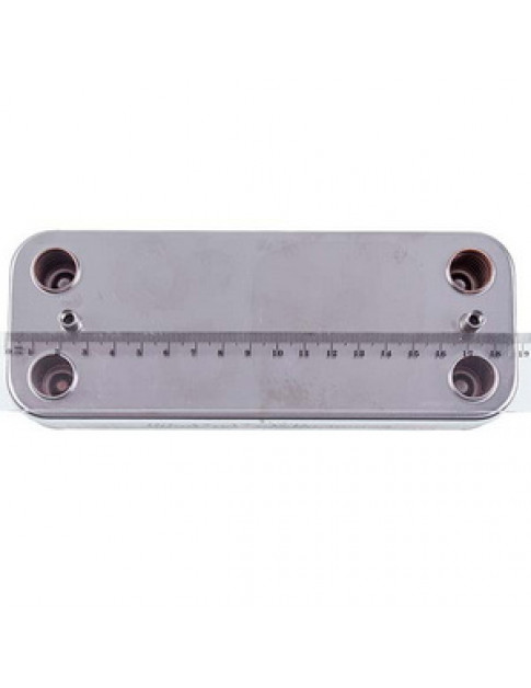 Теплообмінник пластинчастий ГВП (12 пластин) для газового котла Beretta R8036