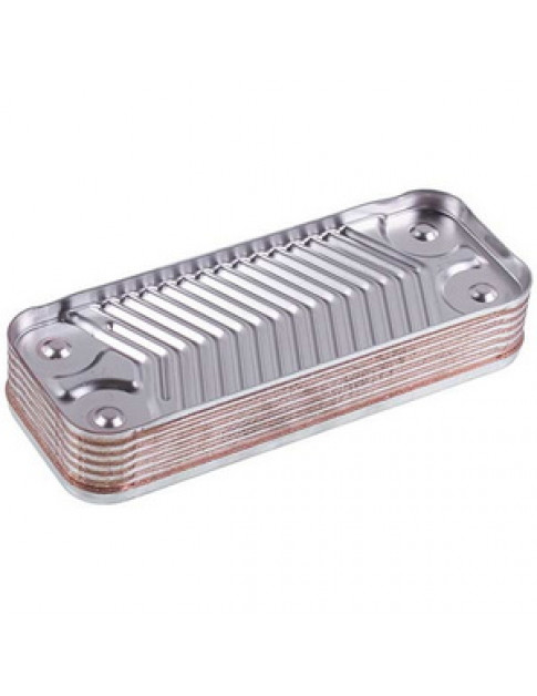 Теплообмінник пластинчастий ГВП (12 пластин) для газового котла Beretta R8036