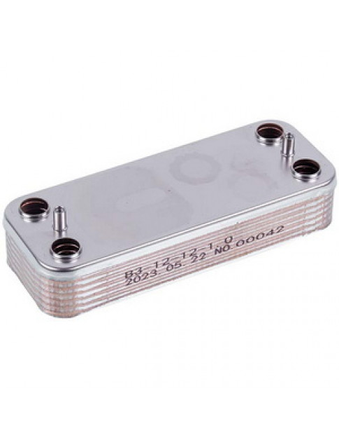 Теплообмінник пластинчастий ГВП (12 пластин) для газового котла Beretta R8036