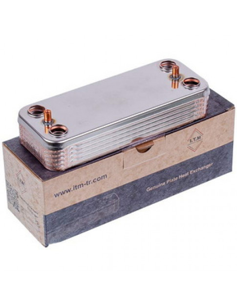 Теплообмінник пластинчастий ГВП (12 пластин) для газового котла Beretta City, Mynute, Exclusive R8036