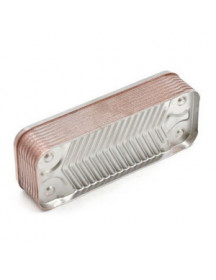 Теплообмінник пластинчастий ГВП (16 пластин) для газового котла Beretta R8037 Теплообмінник пластинчастий ГВП (16 пластин) для газового котла Beretta R8037