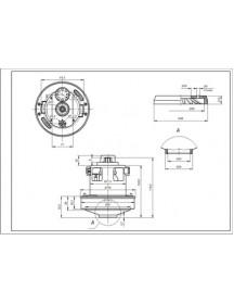 Двигун для пилососа Rowenta RS-RT900587 23800TSC-L Д=108/71 мм В=104/44 мм